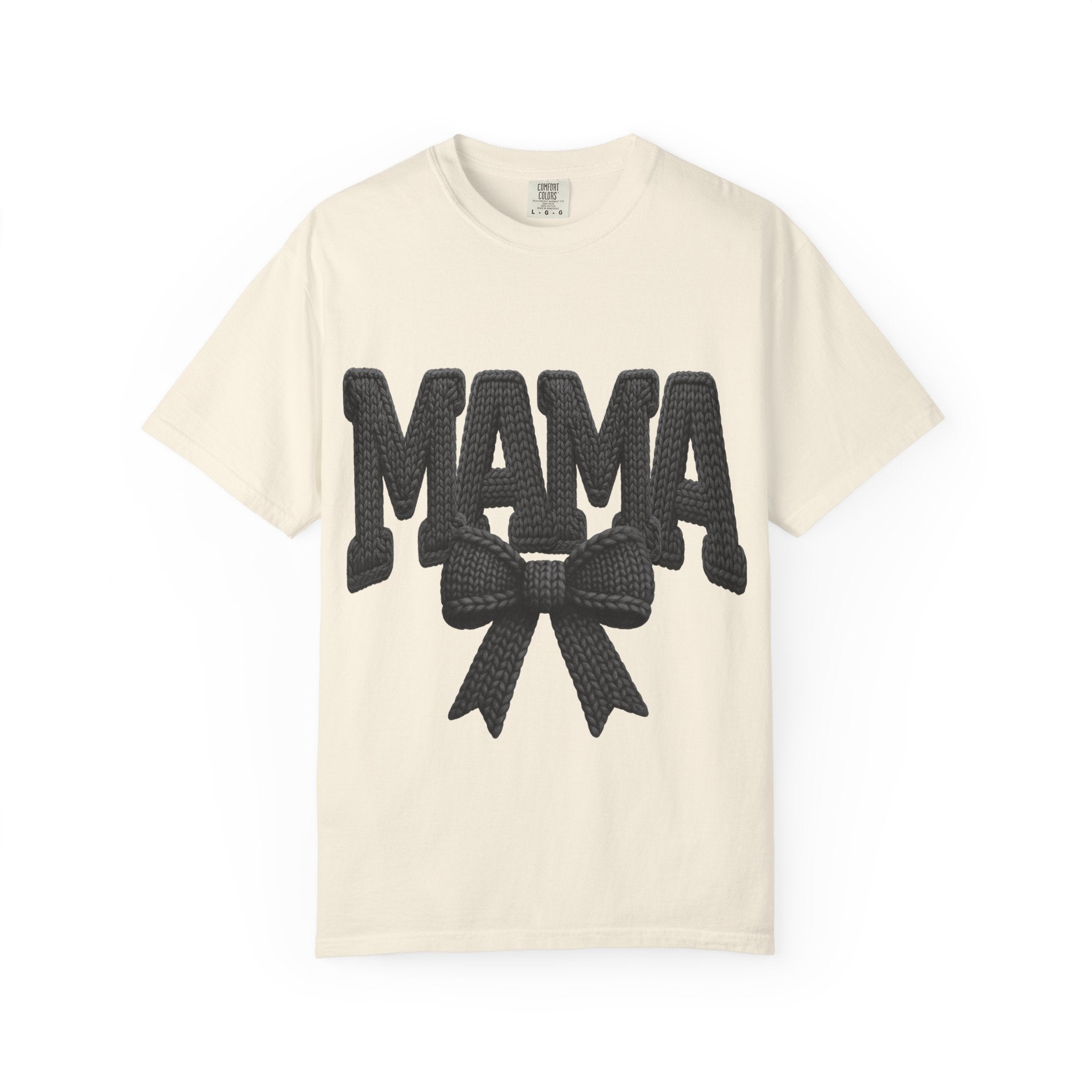 Mama T‑Shirt with Bow Graphic — Cute Retro Mom Tee for Mother&