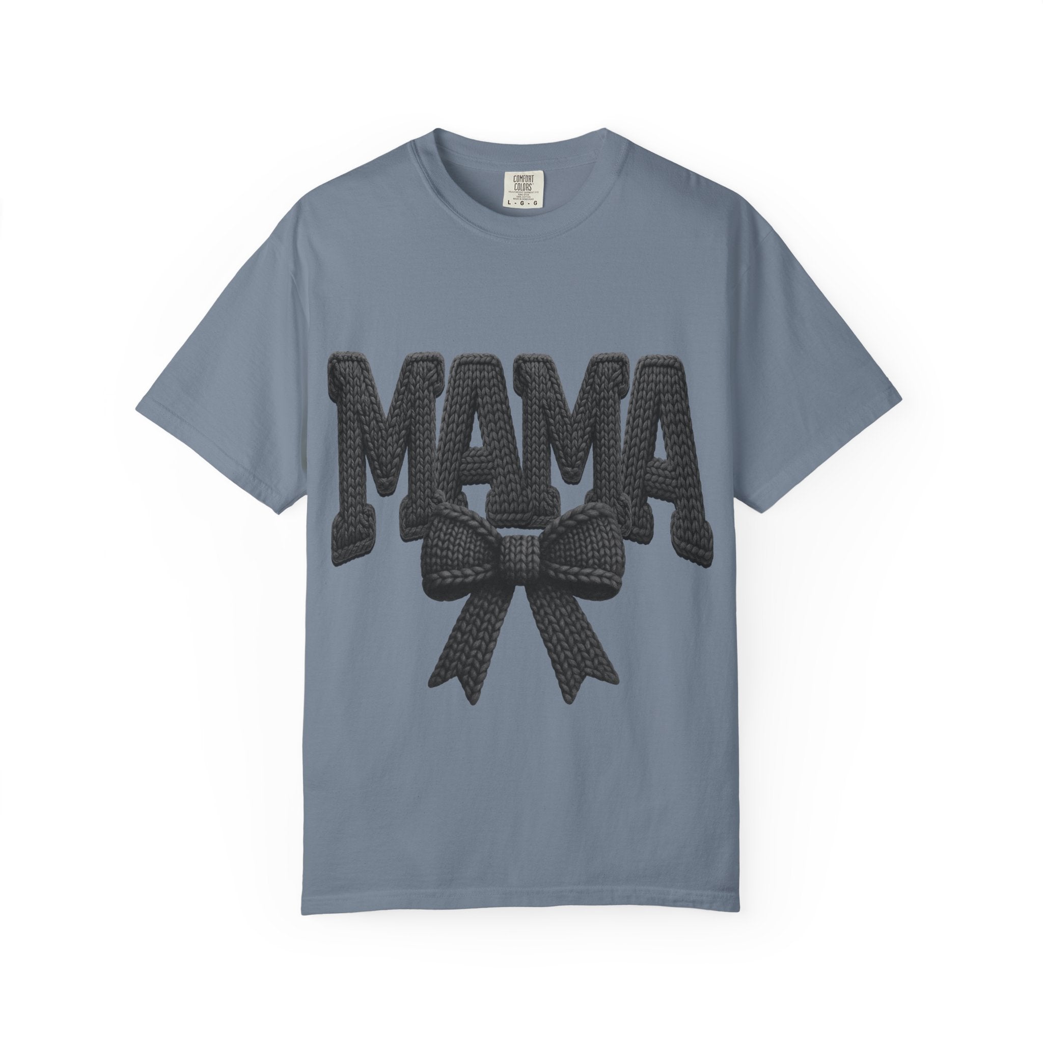 Mama T‑Shirt with Bow Graphic — Cute Retro Mom Tee for Mother&