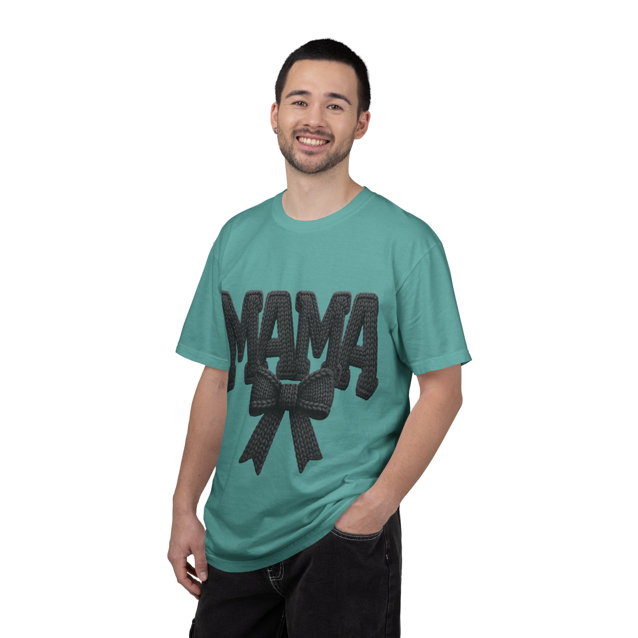 Mama T‑Shirt with Bow Graphic — Cute Retro Mom Tee for Mother&