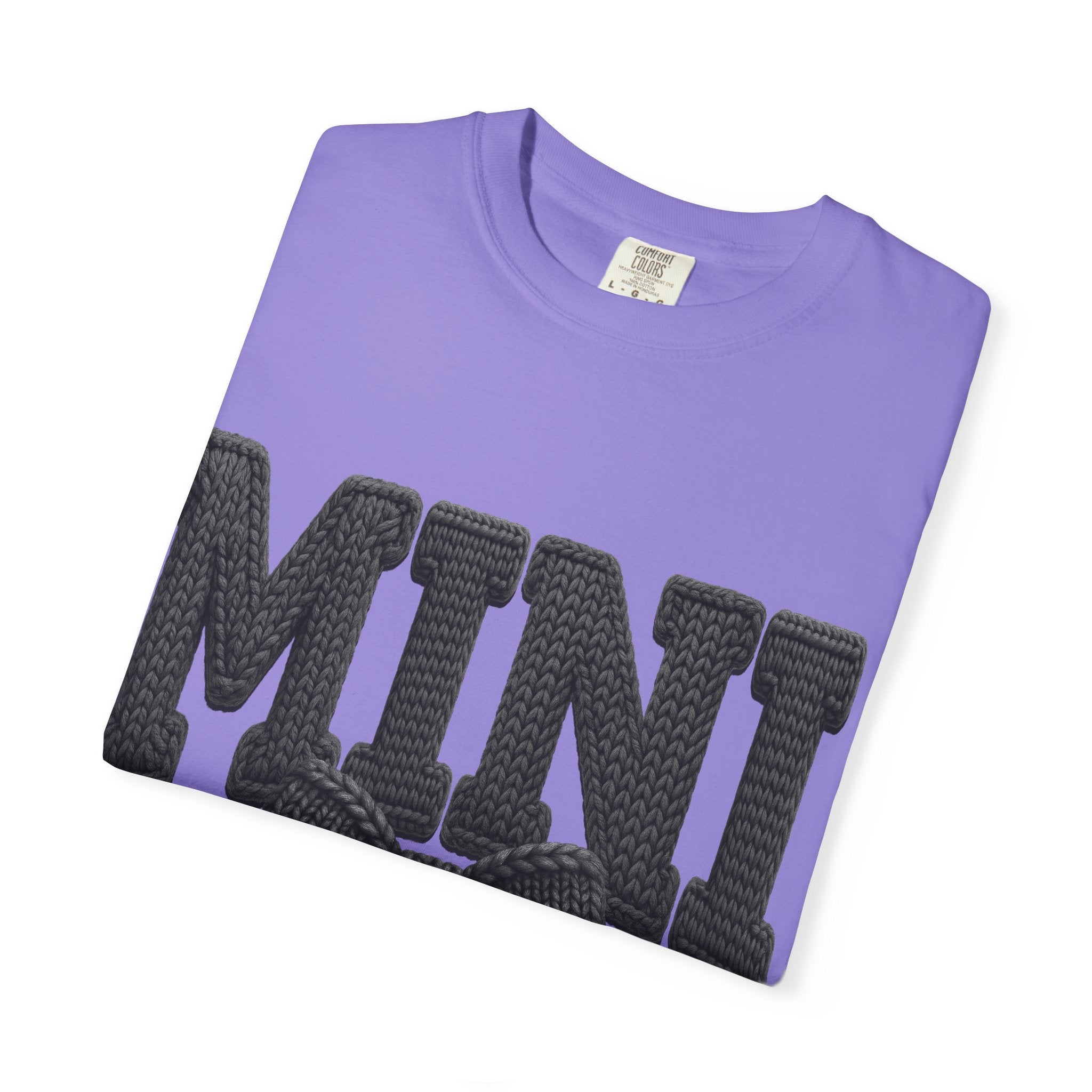 Mini Bow T-Shirt — Cute Graphic Tee with Knit Bow Design