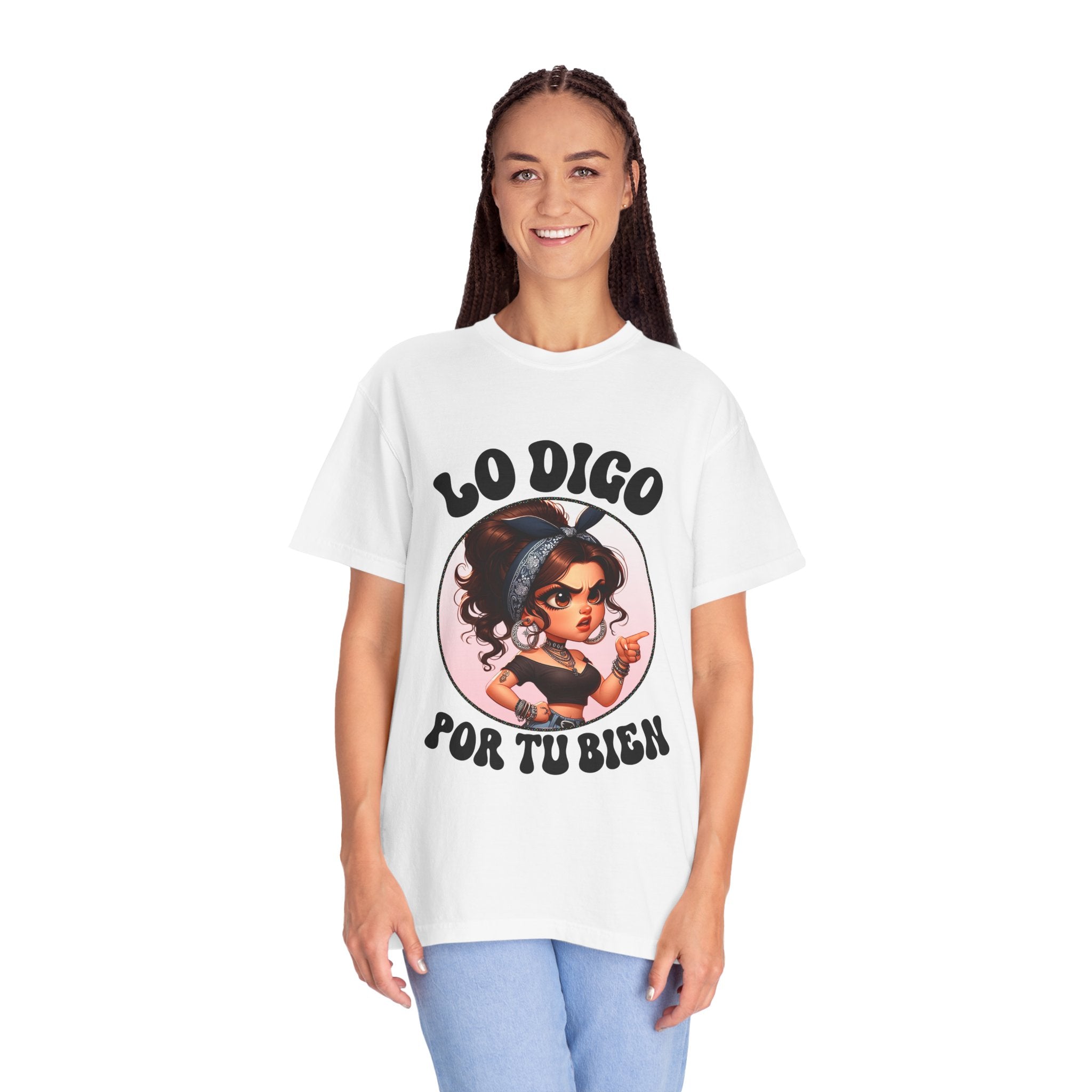 T-Shirt — "Lo Digo Por Tu Bien" Cute Latina Girl Graphic Tee