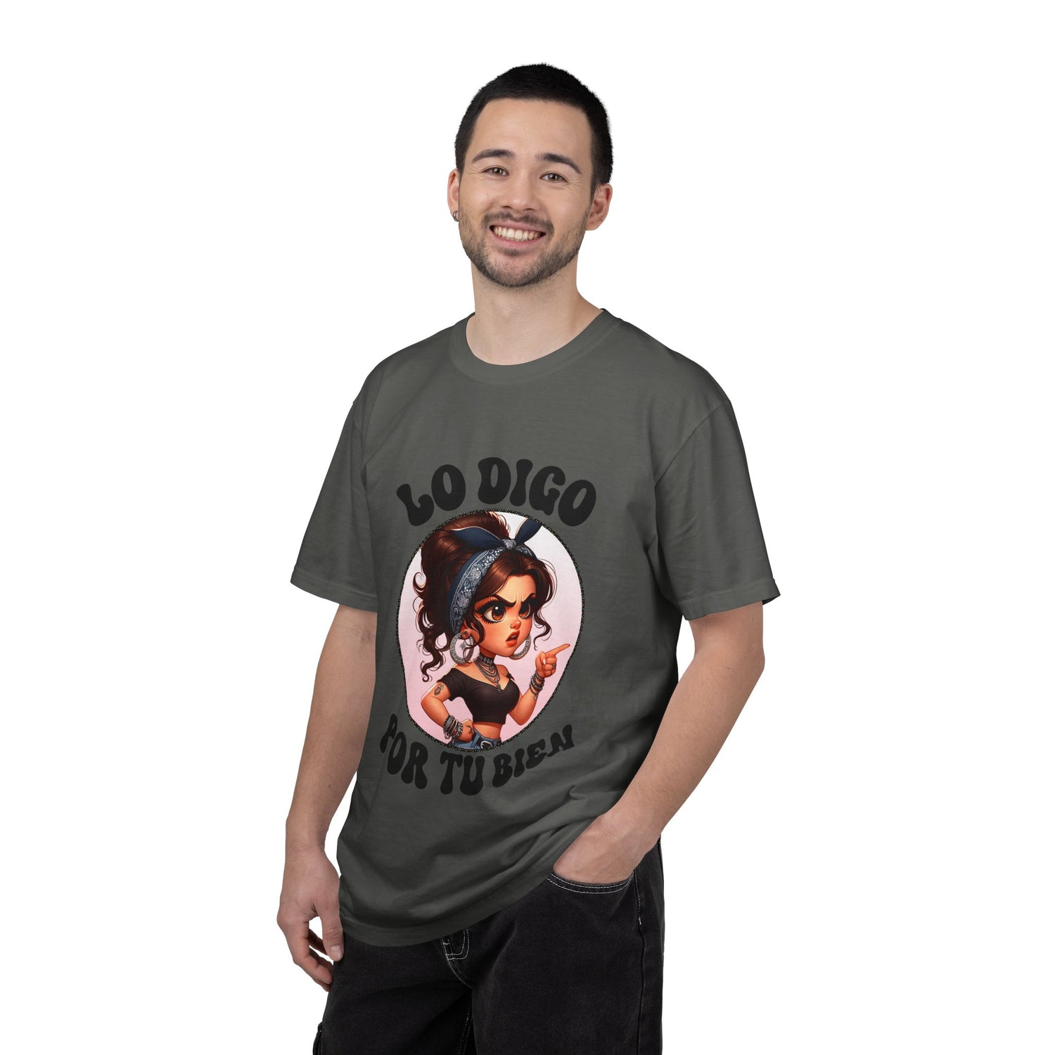 T-Shirt — "Lo Digo Por Tu Bien" Cute Latina Girl Graphic Tee