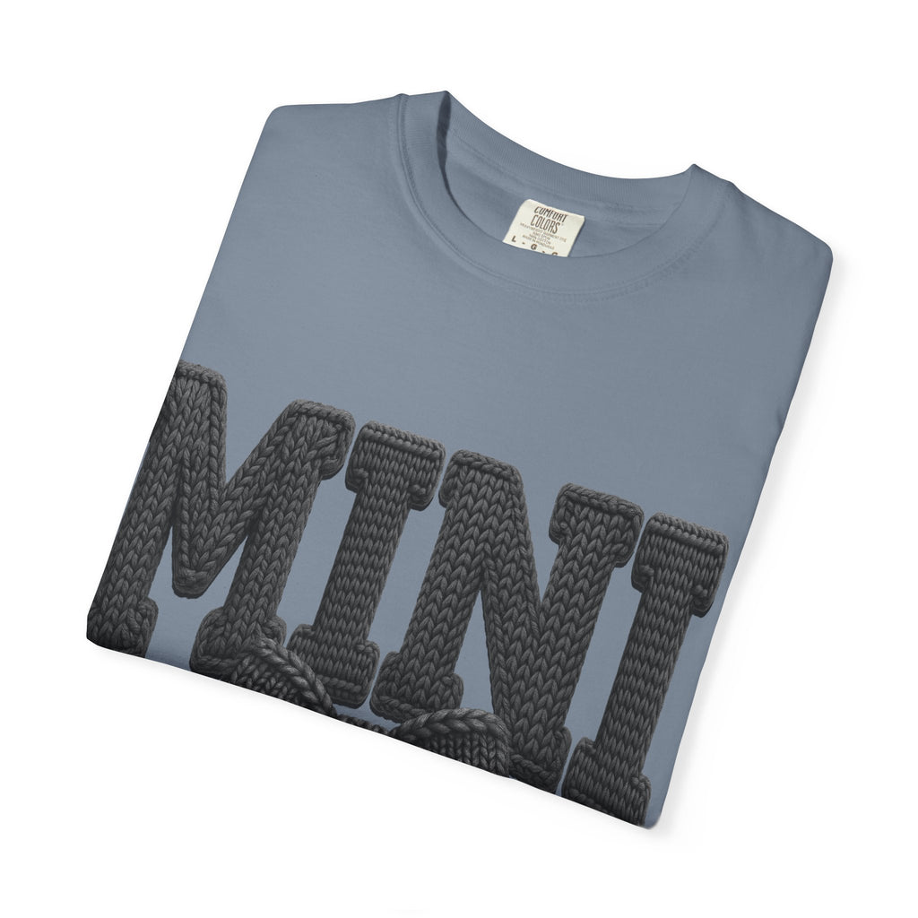 Mini Bow T-Shirt — Cute Graphic Tee with Knit Bow Design