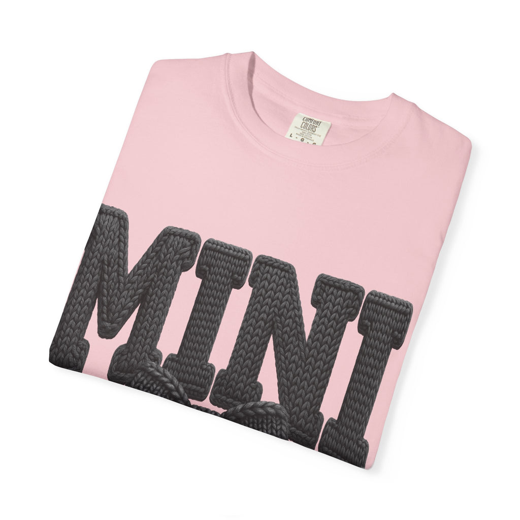 Mini Bow T-Shirt — Cute Graphic Tee with Knit Bow Design