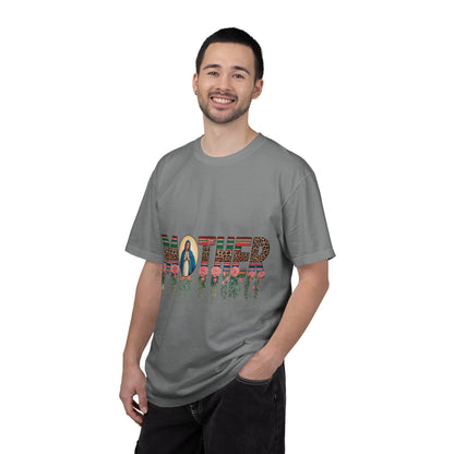 Mother Floral Graphic T‑Shirt — Virgen de Guadalupe Inspired