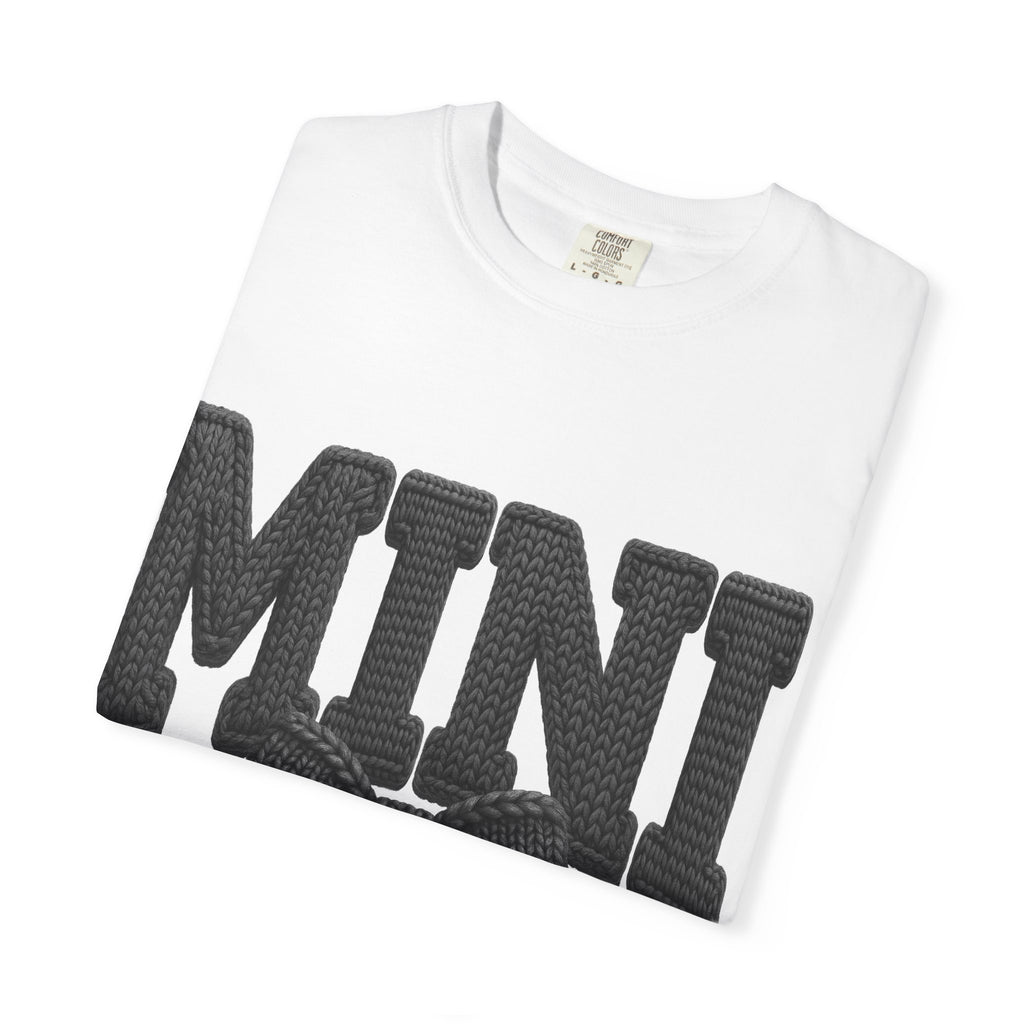 Mini Bow T-Shirt — Cute Graphic Tee with Knit Bow Design