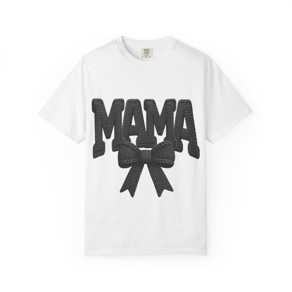 Mama T‑Shirt with Bow Graphic — Cute Retro Mom Tee for Mother's Day & Everyday