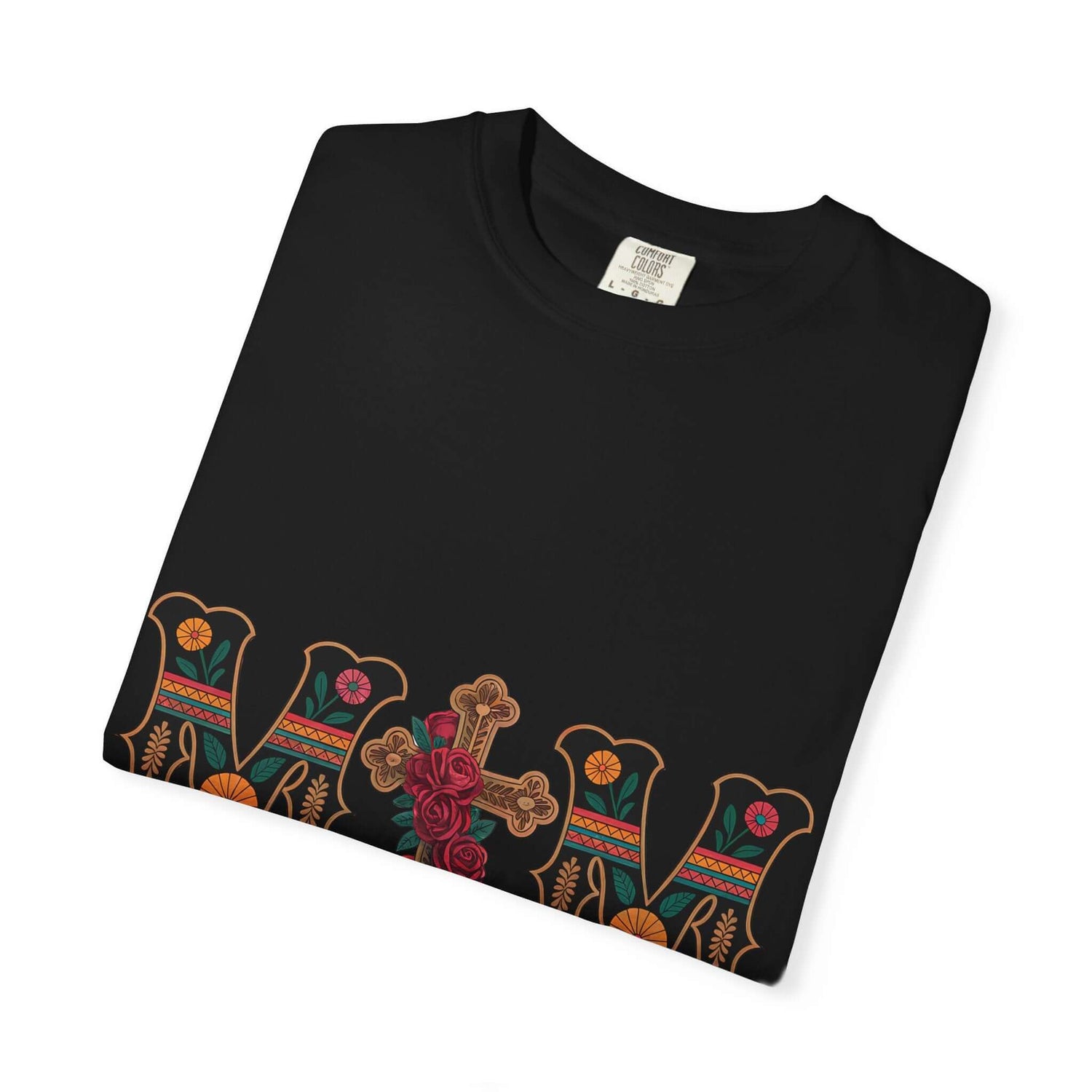 Mom Floral Graphic T-Shirt — Decorative Retro Lettering for Mother’s Day