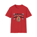 Mama Virgen de Guadalupe T-Shirt — Floral Rosary Mother's Day Tee